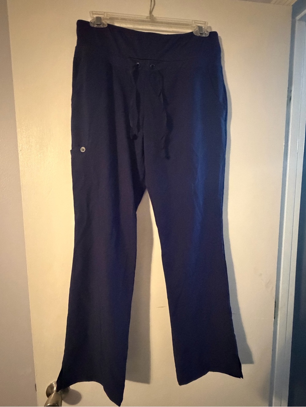 Women's Navy Drawstring Scrub Pants